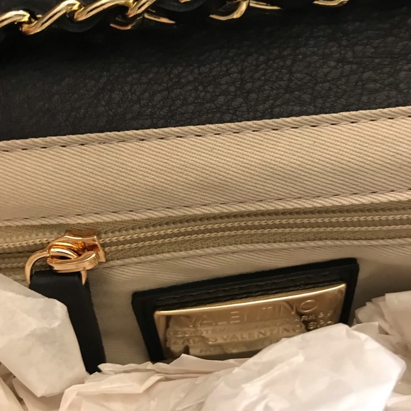 NWT Valentino Beatriz D Black Quilted Chain Bag - Picture 6 of 7